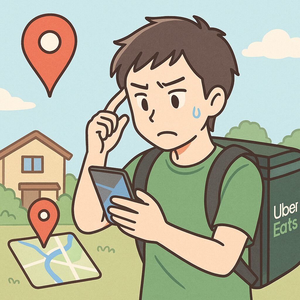 ピンズレ対応、初めてだとけっこう戸惑いますよね｜Uber Eats 配達員向けガイド