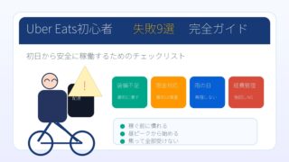 Uber Eats初心者がやりがちな失敗と安全に始めるコツを解説するアイキャッチ画像