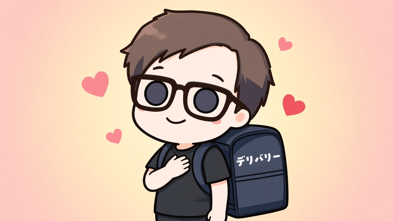 胸に手を当ててうなずくイロドリのキャラクター